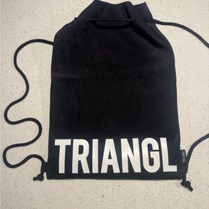 Triangl Swimwear Black Drawstring Bag